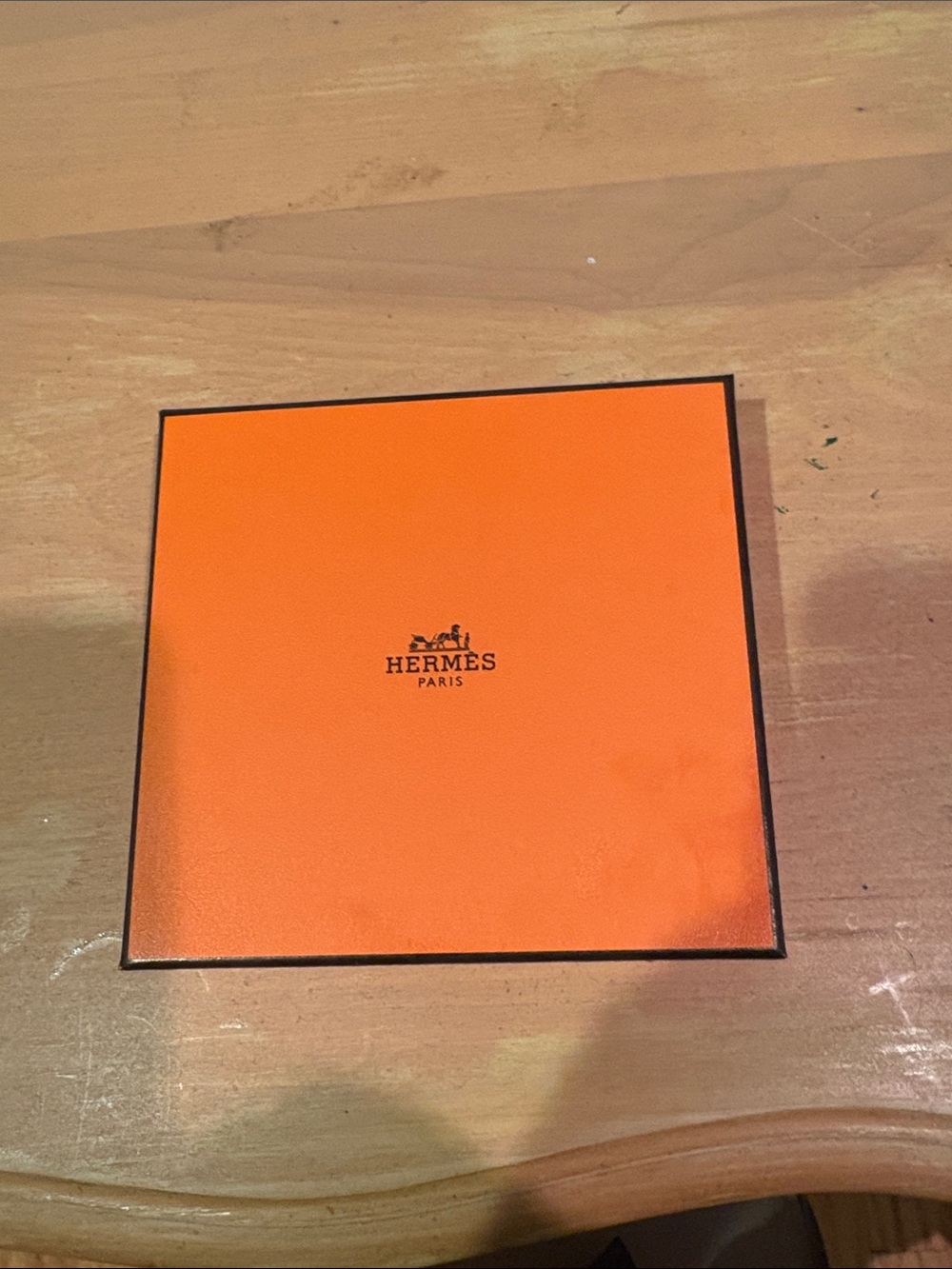 Orange Square Hermes Gift/Accessory Box - Accessories